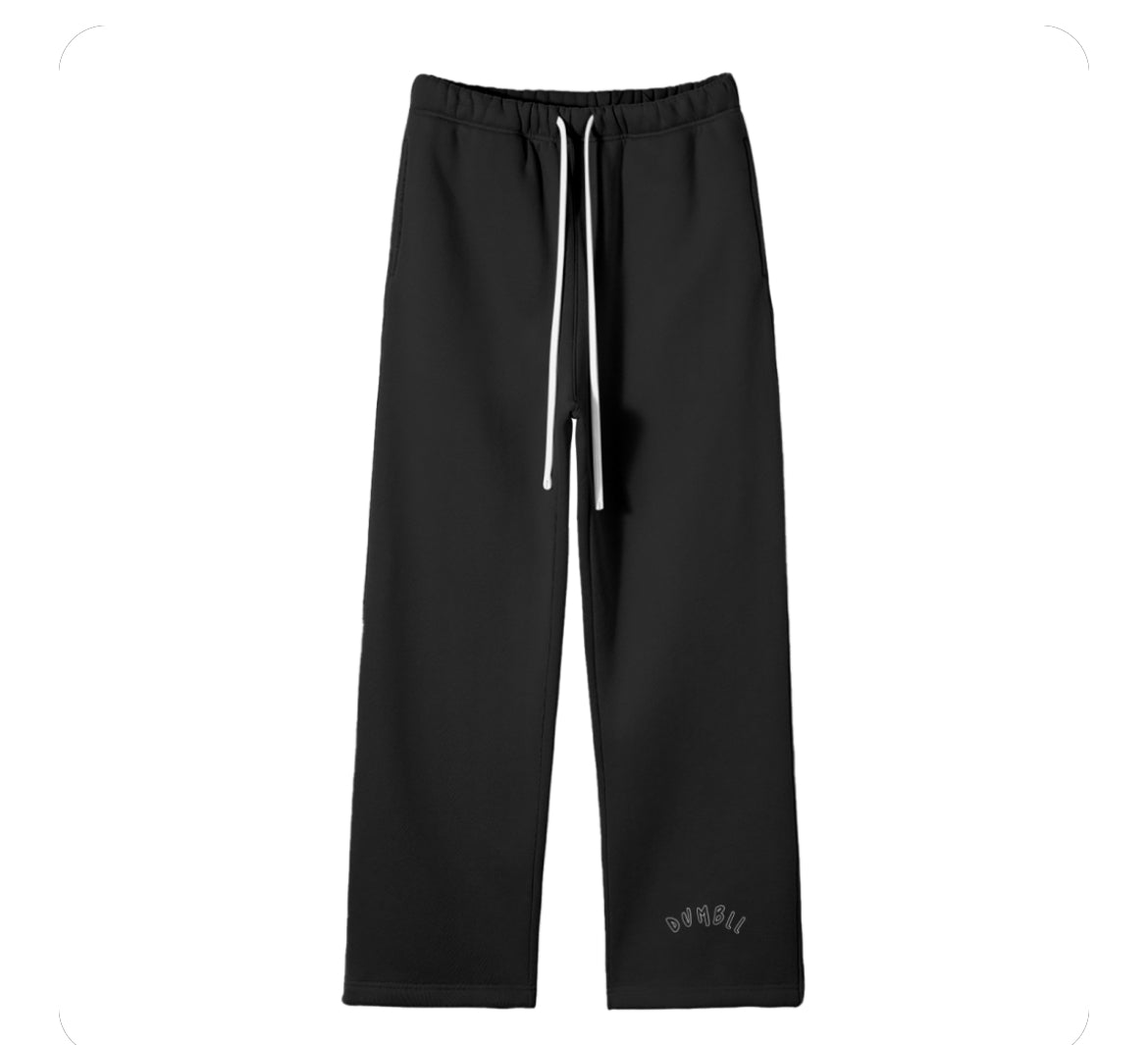 Streetwear Unisex Fleece Straight Pants