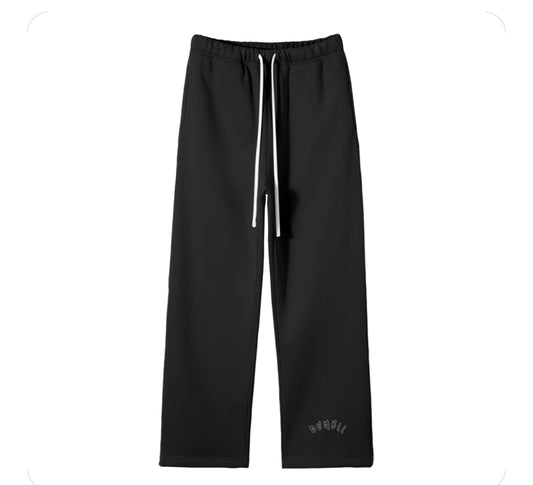 Streetwear Unisex Fleece Straight Pants