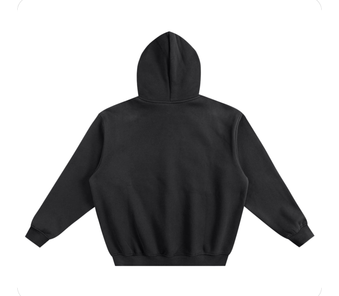 Original Dumbll fleeced boxy hoodie