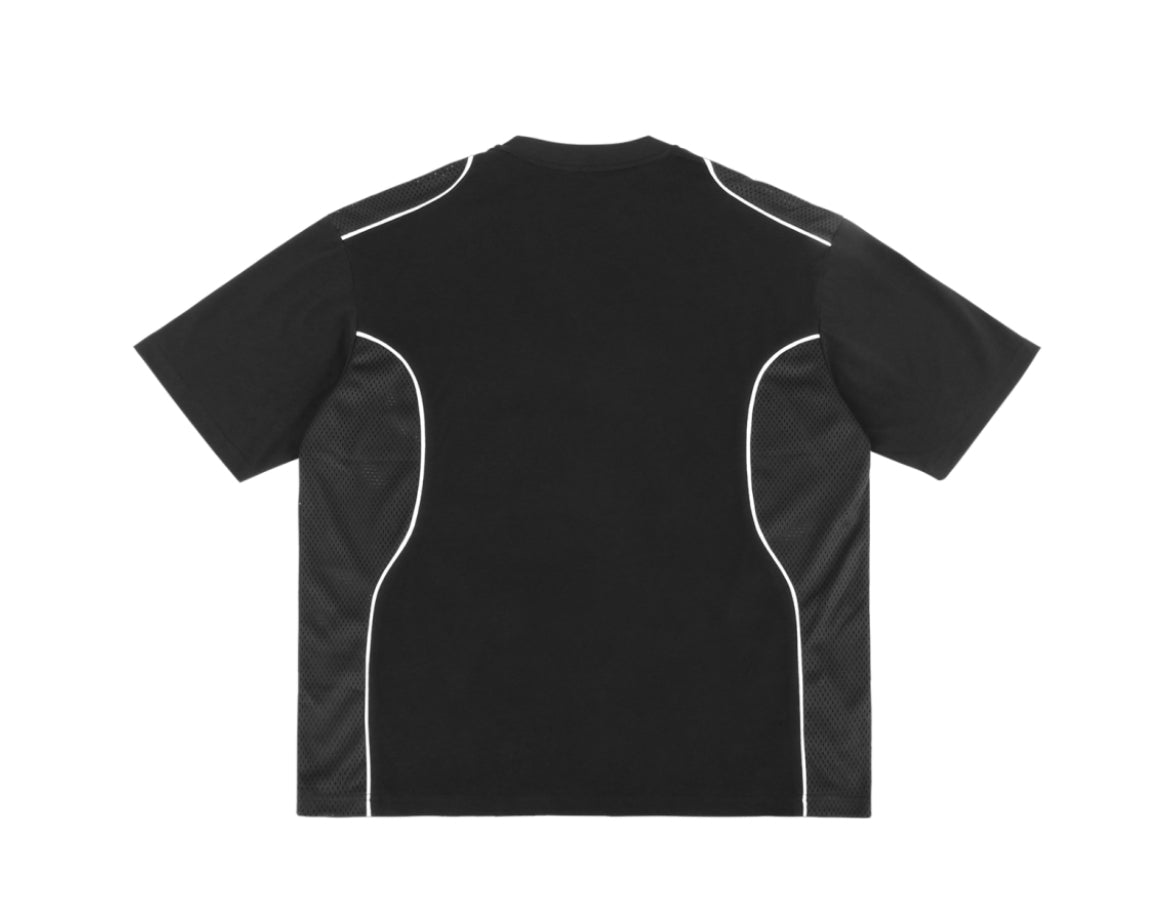 Contrast piped panel T-shirt
