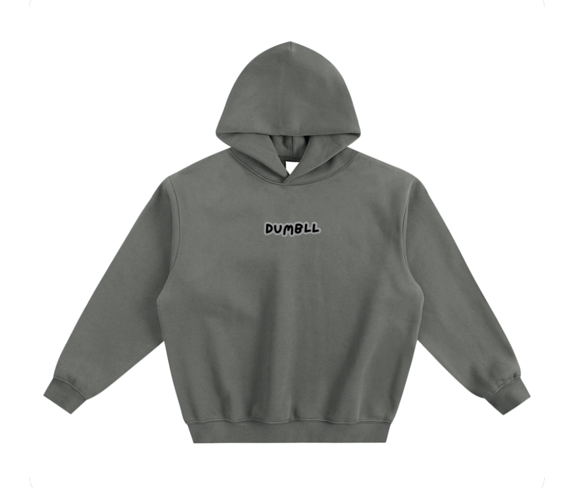 Fleeced boxy hoodie